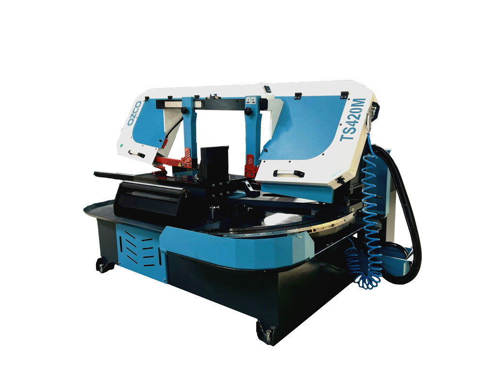 TS420M Yarı Otomatik Şerit Testere (Açılı Kesim)