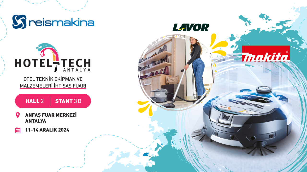 We invite you to Hotel-Tech Antalya  to meet us with our innovative products for the industry,