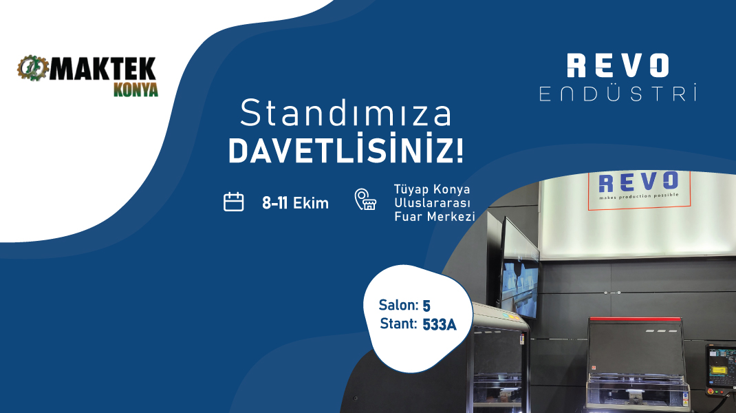 REVO , Masa Üstü CNC Freze Çözümleriyle Konya MAKTEK 2025’te