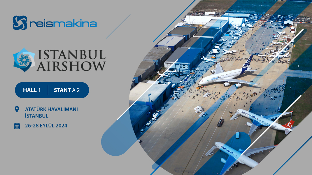 We are at Istanbul Airshow that Turkey’s Only Civil Aviation and Airports Fair!
