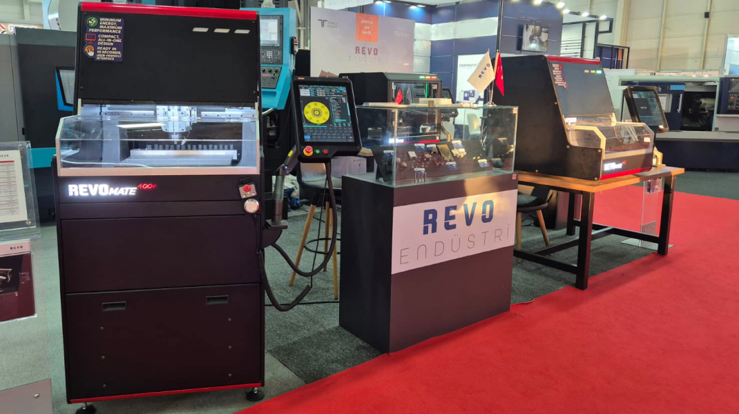 Revo, MAKTEK Konya 2025’te Masa Üstü Freze CNC Çözümleriyle İlgi Odağı Oldu