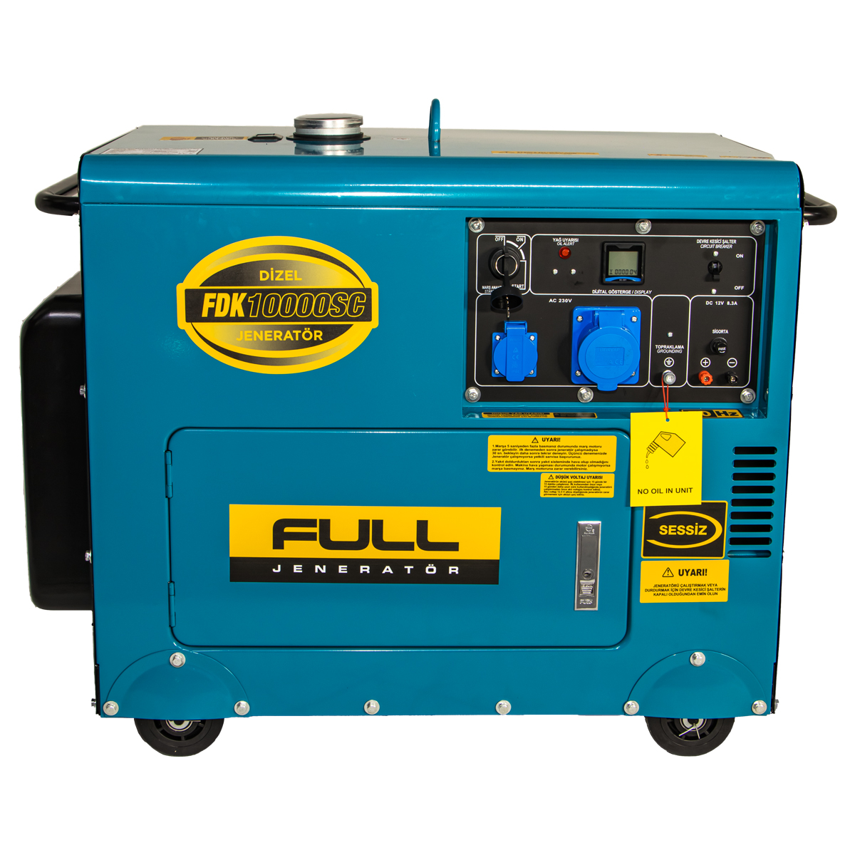 FDK10000SC  9,4 KVA KABİNLİ DİZEL JENERATÖR