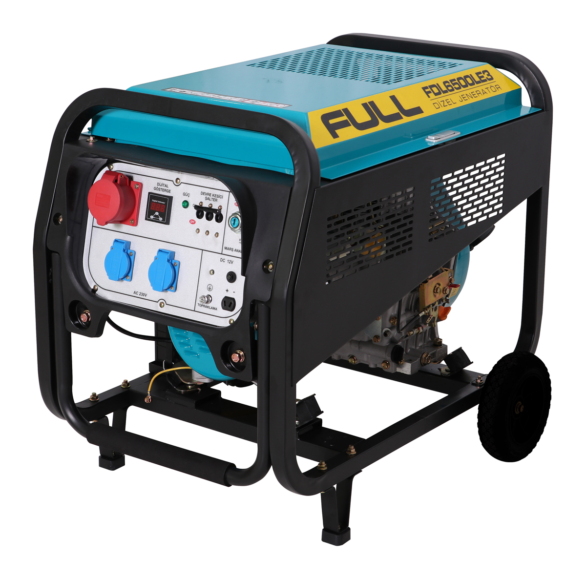 FDL6500LE3 3-FAZ 6,2 KVA DİZEL JENERATÖR 