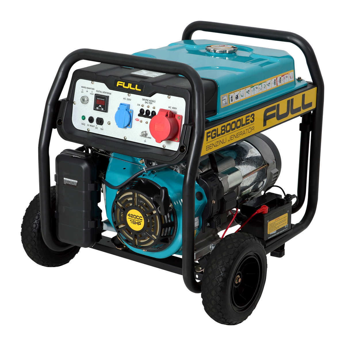 FGL8000LE3 3-FAZ 8.1 KVA BENZİNLİ JENERATÖR 