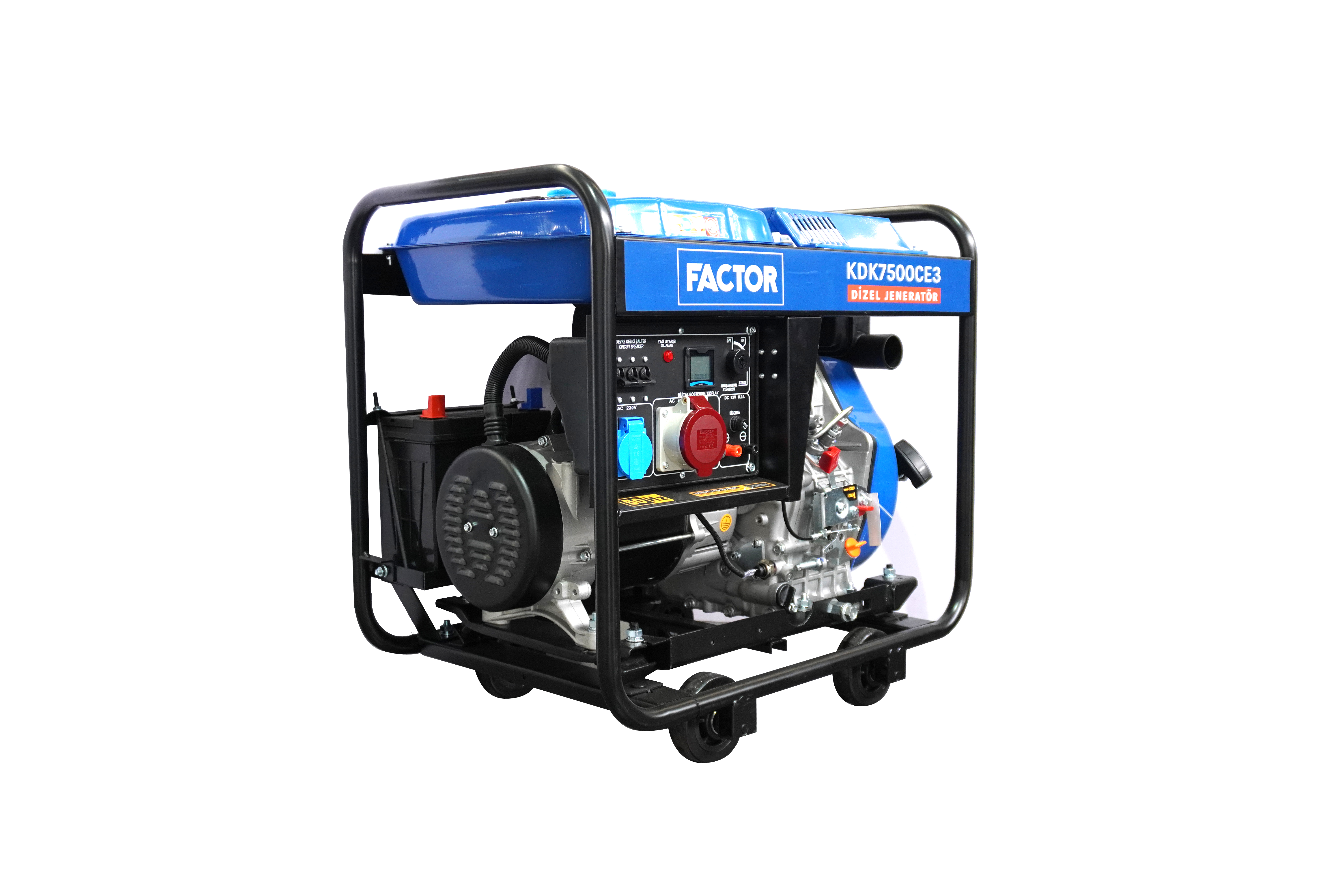 6,9 KVA DİZEL TRİFAZE JENERATÖR