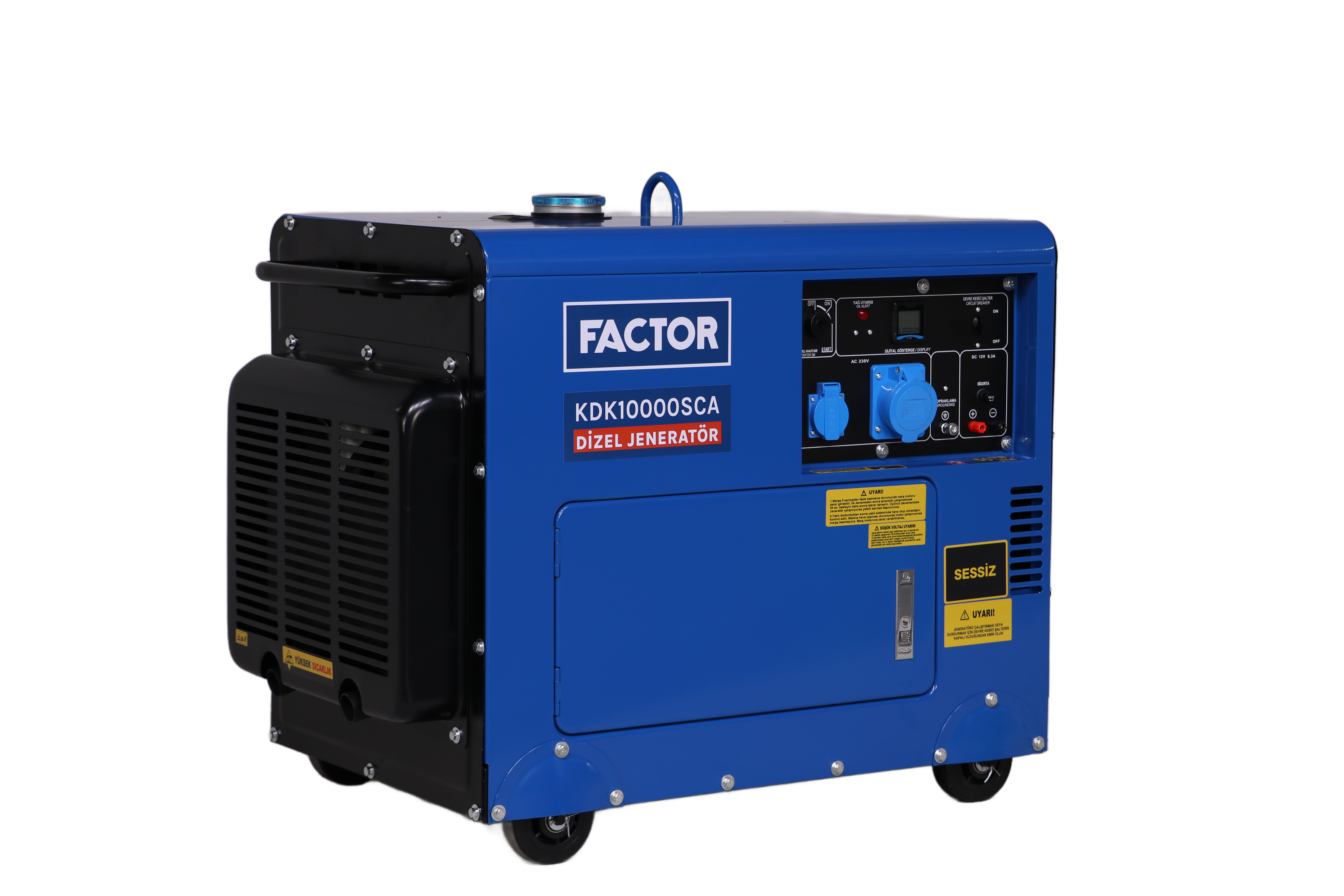 9.4 KVA OTOMATİK KABİNLİ JENERATÖR 230V