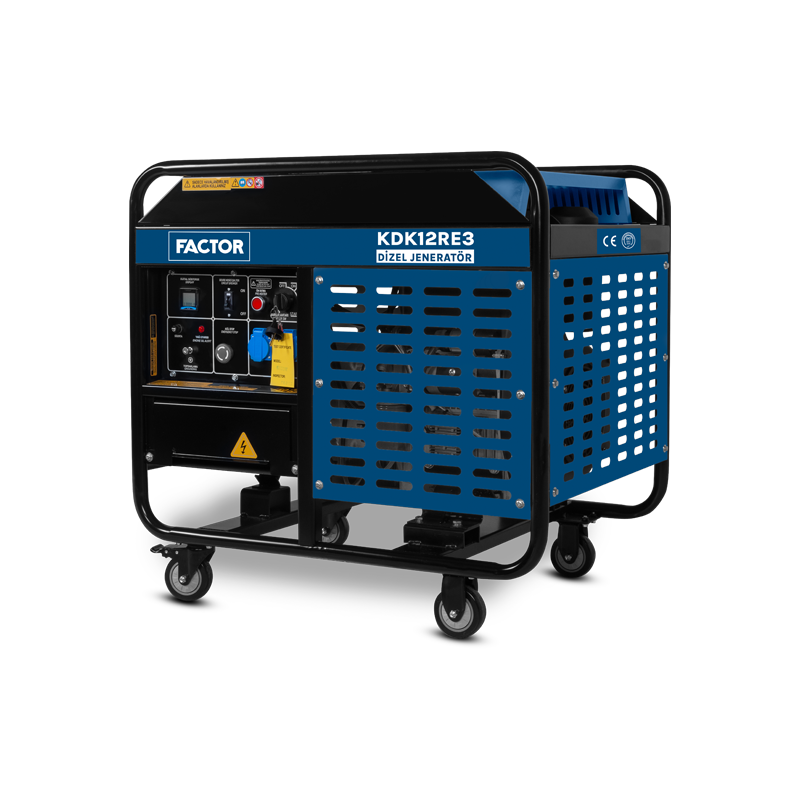 12 KVA DİZEL SU SOĞUTMALI JENERATÖR TRİFAZE