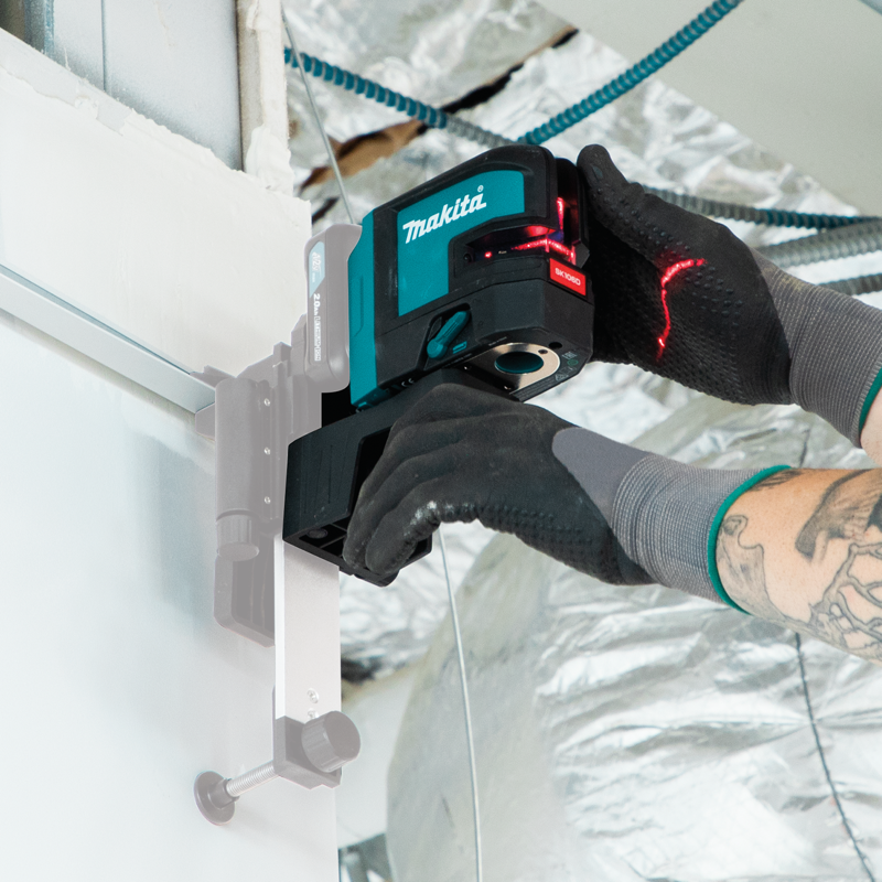 4 NOKTA KIRMIZI ÇAPRAZ ÇİZGİ LAZERİ (AKÜLÜ)