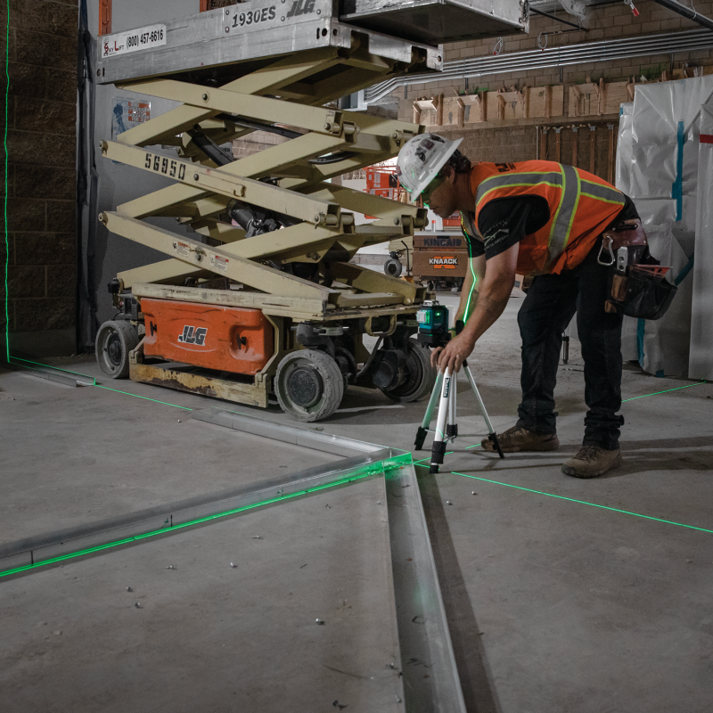 YEŞİL MULTİ LİNE LAZERİ 3X360° (AKÜLÜ)