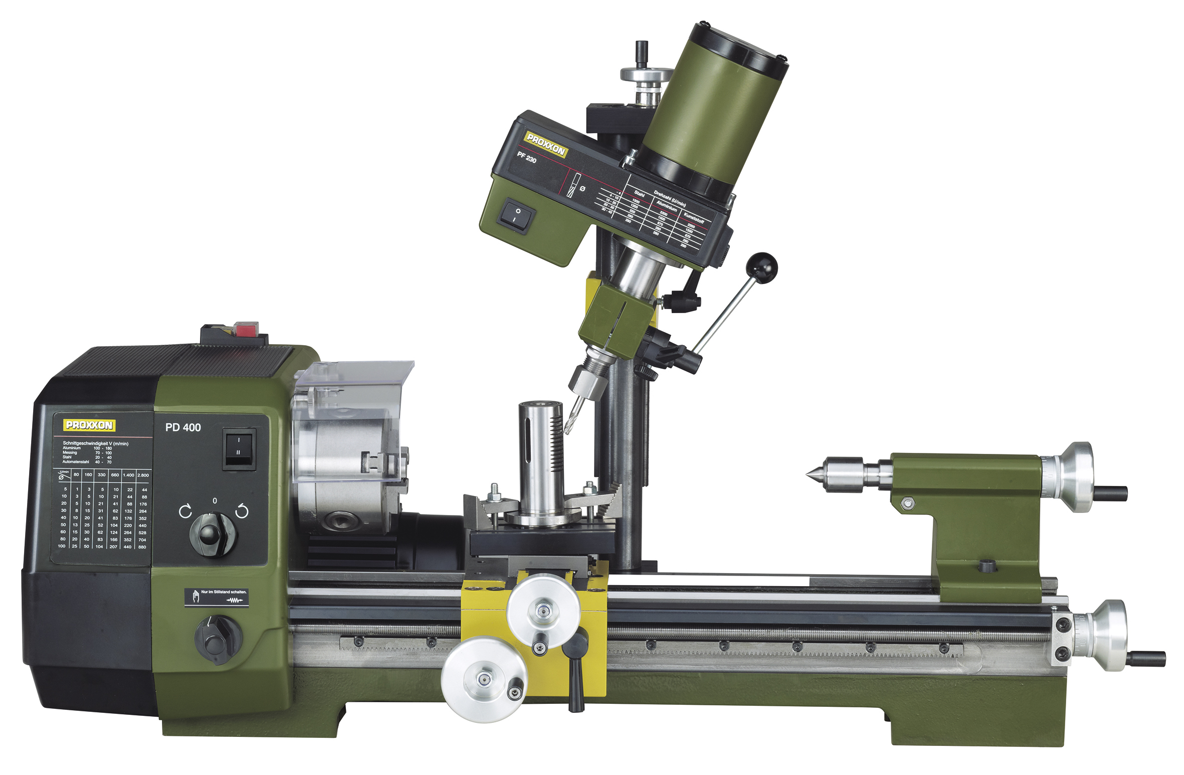 PROXXON 24104 PF230 MATKAP ve FREZE DÜZENEĞİ