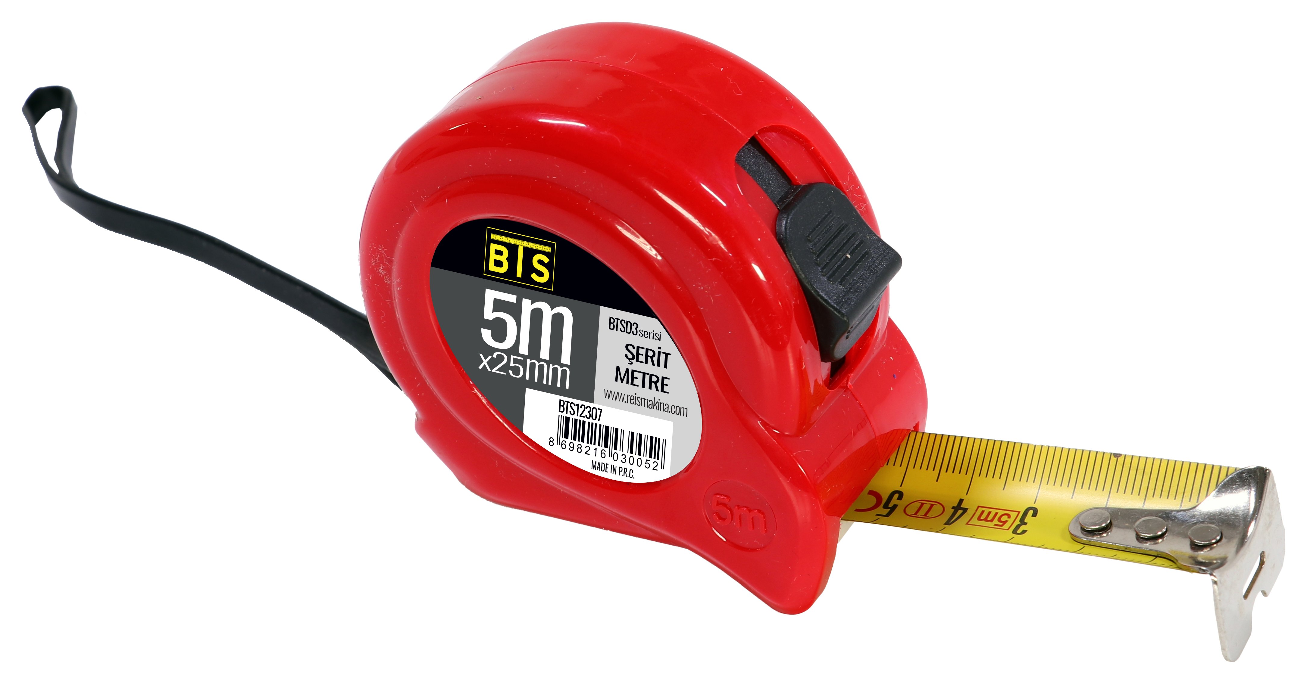 BTSD3 SERİSİ ŞERİT METRE 3mt x 16mm