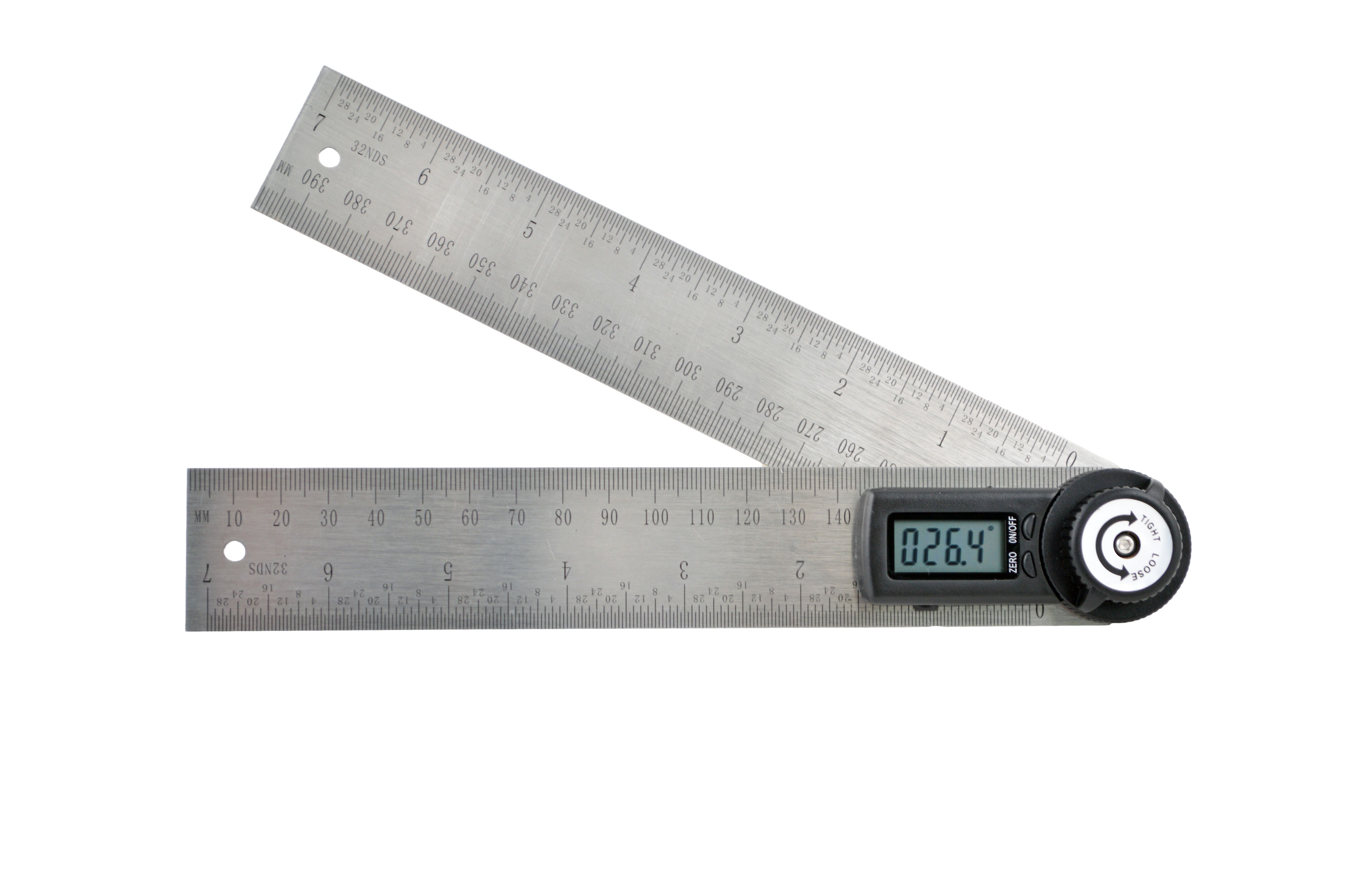 DİJİTAL LCD AÇI ÖLÇER & CETVEL 