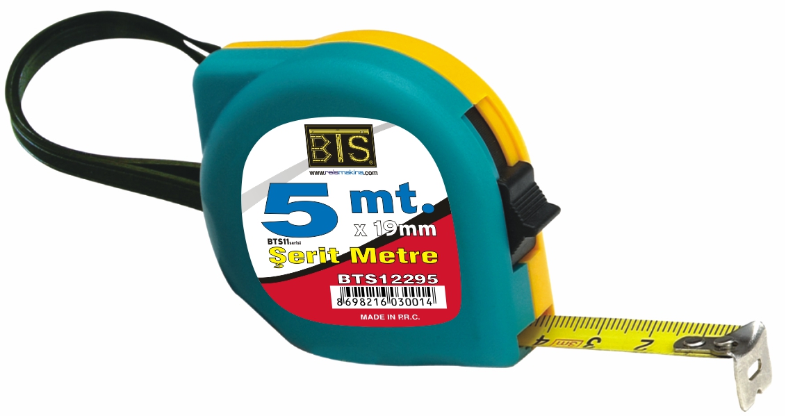 BTS11 SERİSİ ŞERİT METRE 7.5 mt x 25mm 