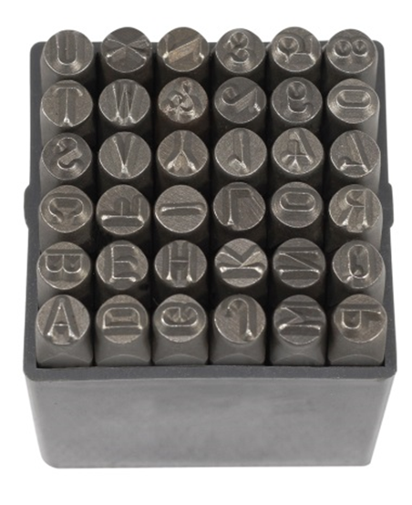 ÇELİK HARF 36 PARÇA 4 mm