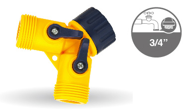 2 ÇIKIŞLI MUSLUK APARATI 3/4"