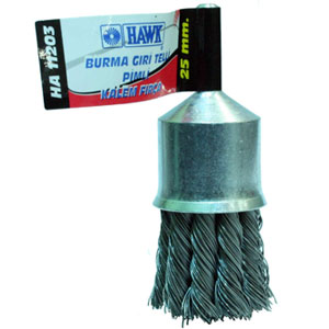 GRİ BURMA TELLİ PİMLİ KALEM FIRÇA 25 mm