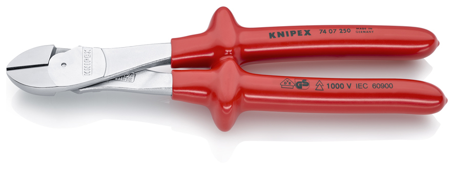 EN  -  KNIPEX 74 07 250 AĞIR TİP VDE YAN KESKİ