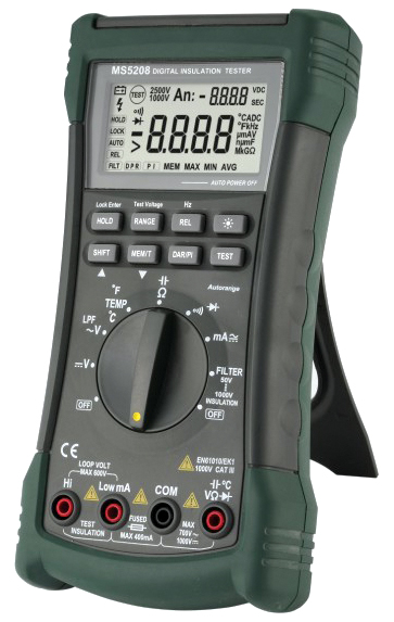 MASTECH MS5208 DIJITAL IZOLASYON MULTIMETRESI