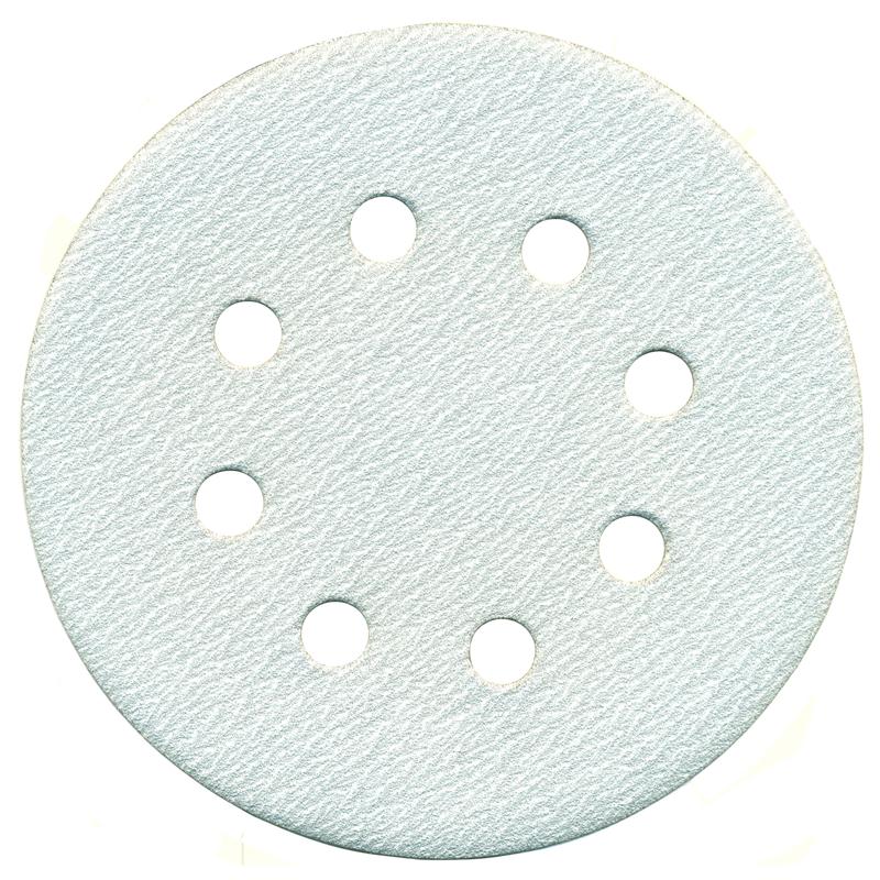 ALÜMİNYUM OKSİT CIRTLI 8 DELİKLİ DİSK ZIMPARA 125 mm 60 KUM