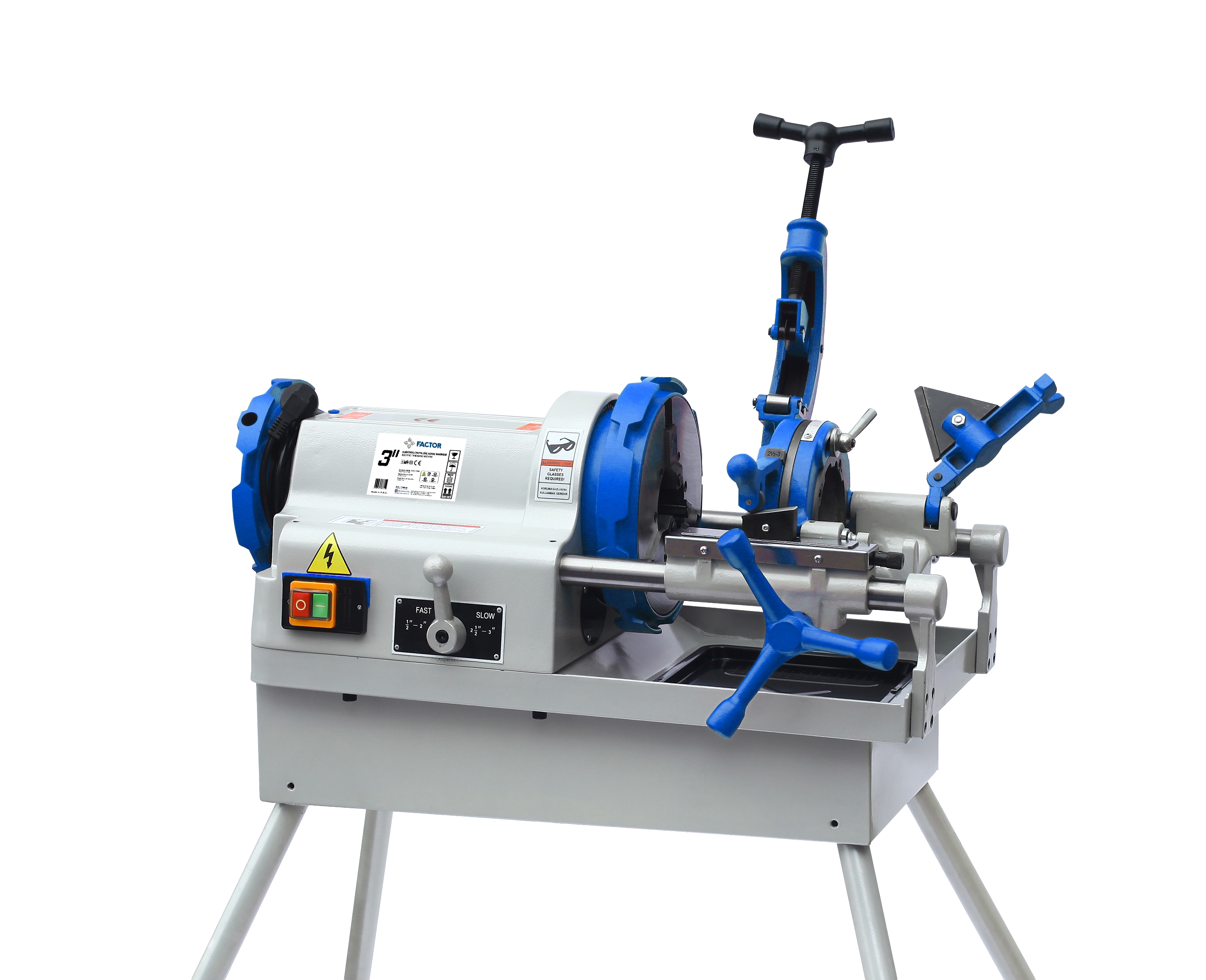 ELEKTRİKLİ 3" PAFTA MAKİNESİ 900W 