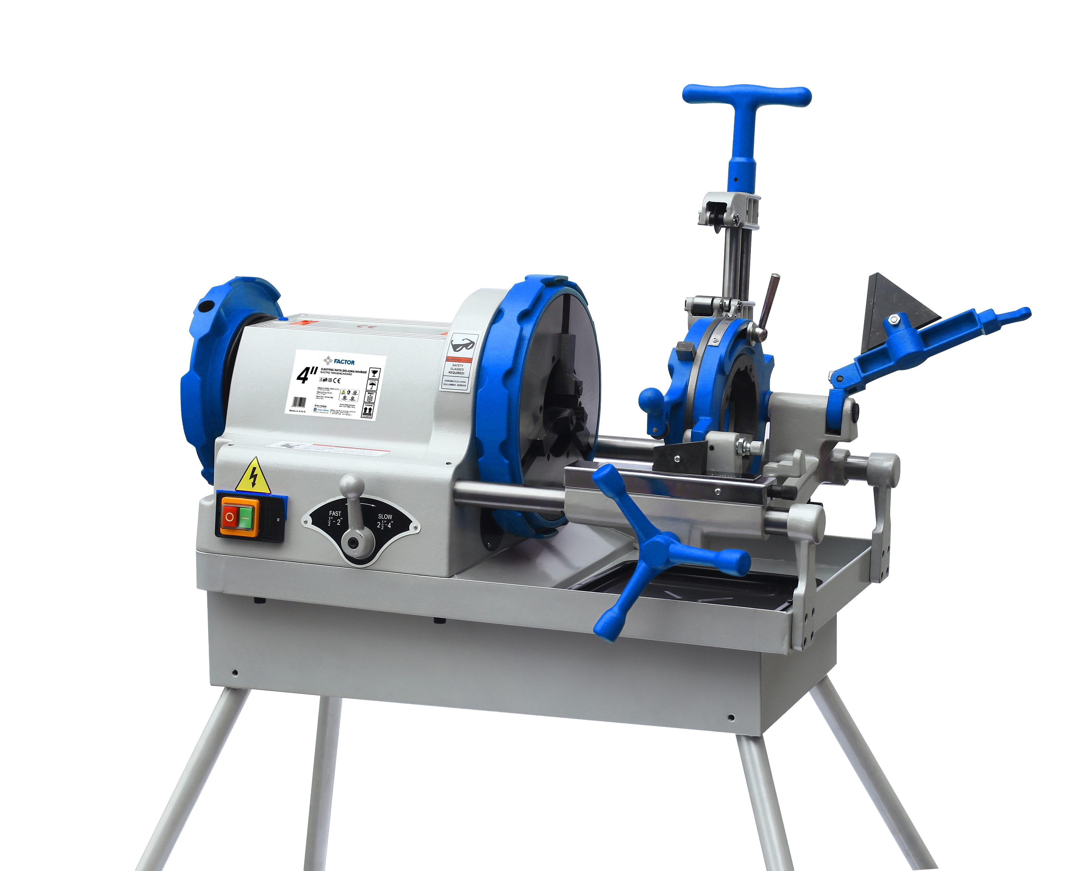 ELEKTRİKLİ 4" PAFTA MAKİNESİ 900W 