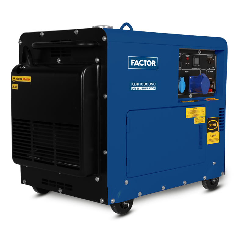 9.4 KVA DİZEL KABİNLİ JENERATÖR 230V