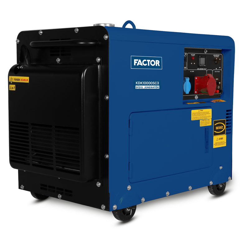 9.4 KVA DİZEL KABİNLİ JENERATÖR TRİFAZE