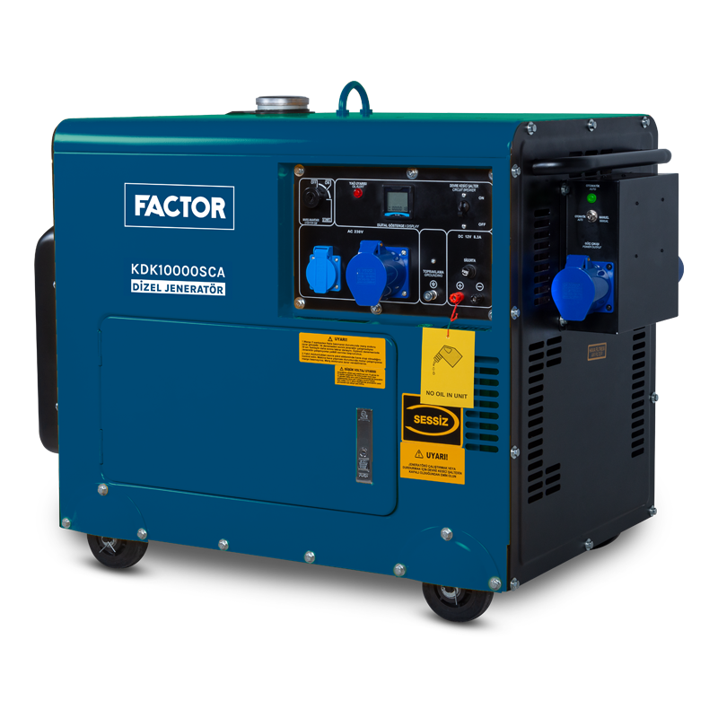 9.4 KVA OTOMATİK KABİNLİ JENERATÖR 230V