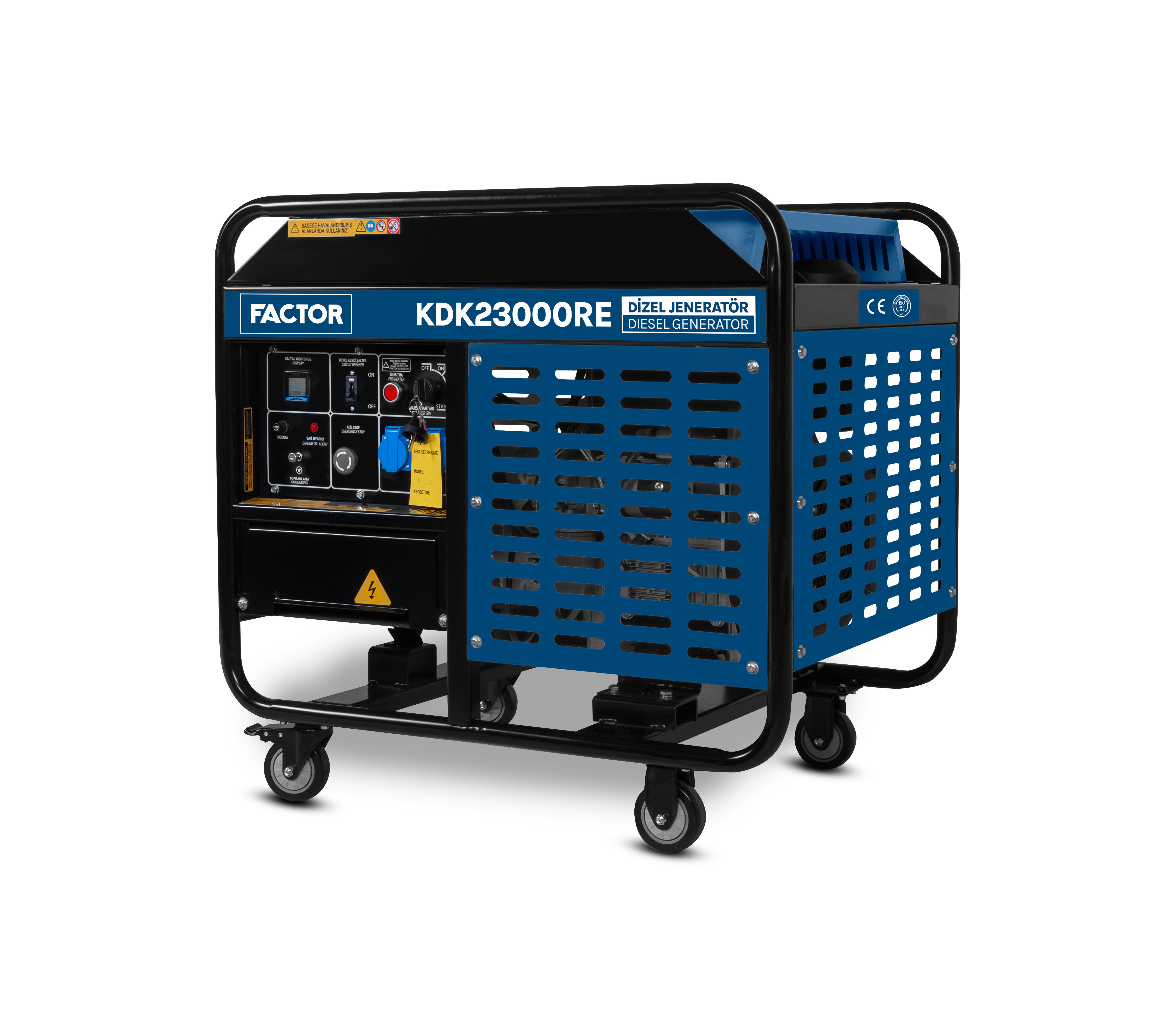 DİZEL JENERATÖR 23 KVA MONOFAZE