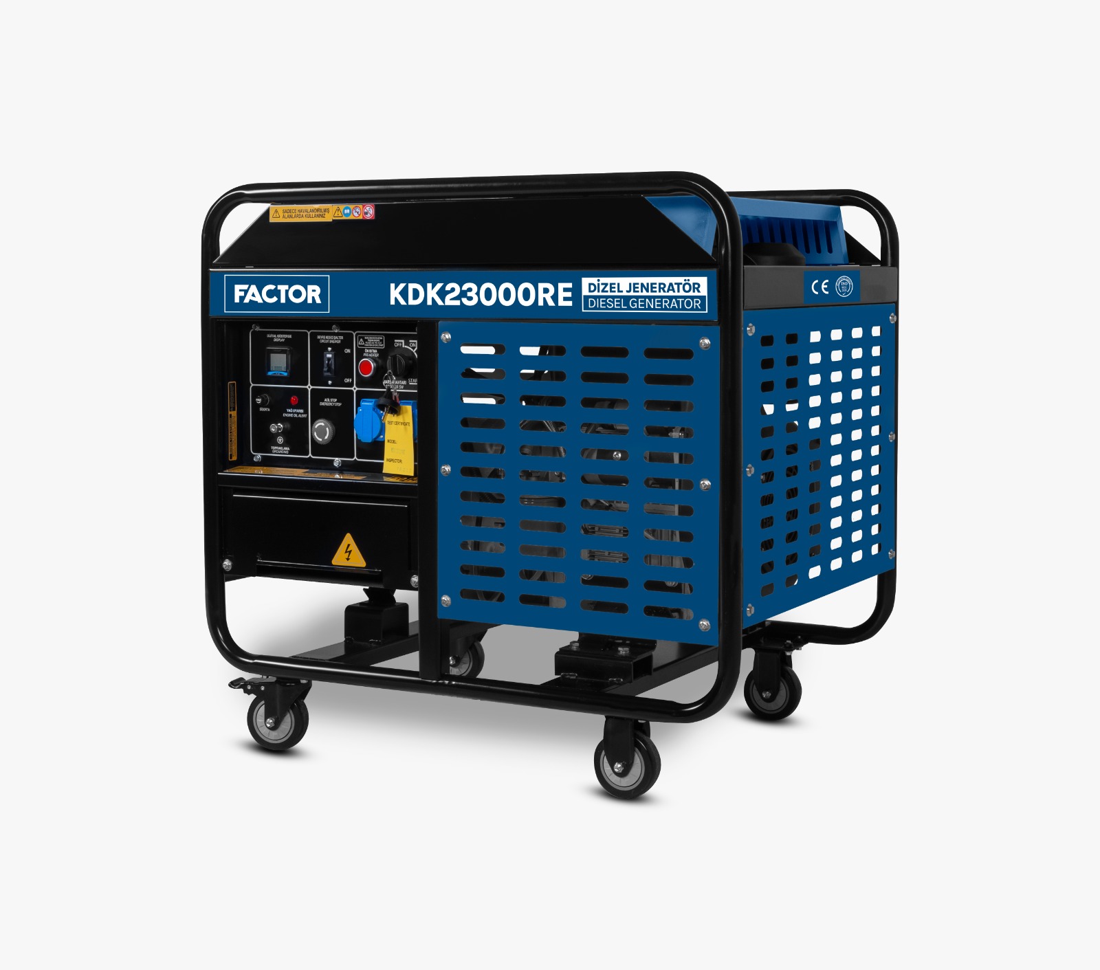 DİZEL JENERATÖR 23,5 KVA MONOFAZE