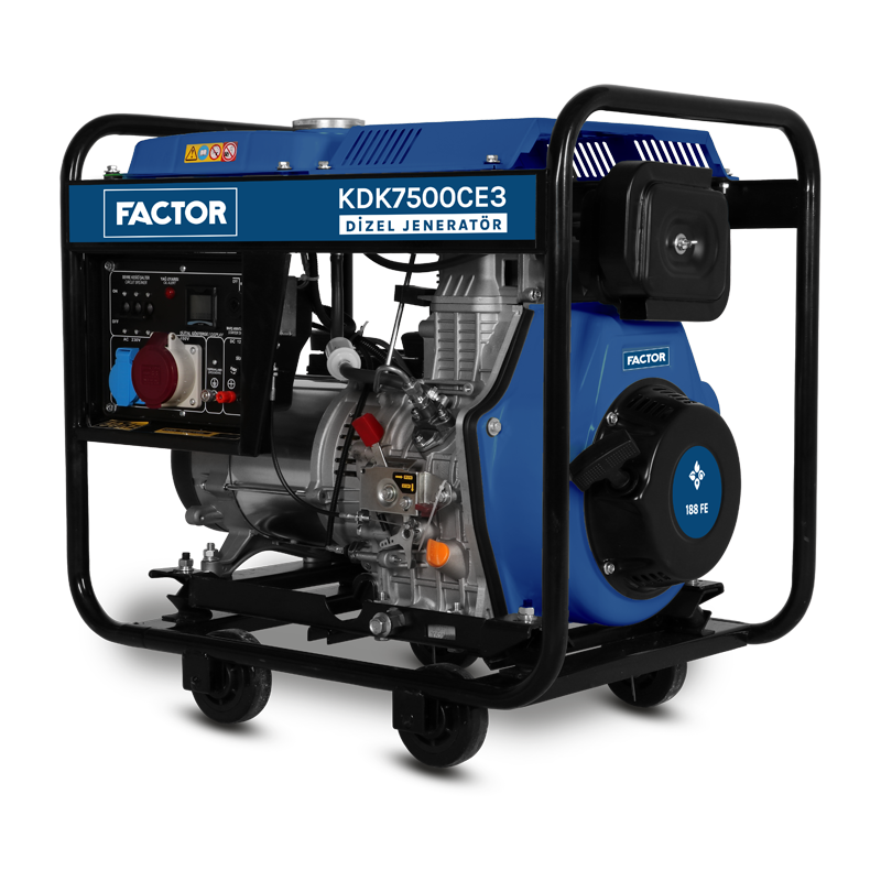 6,9 KVA DİZEL TRİFAZE JENERATÖR