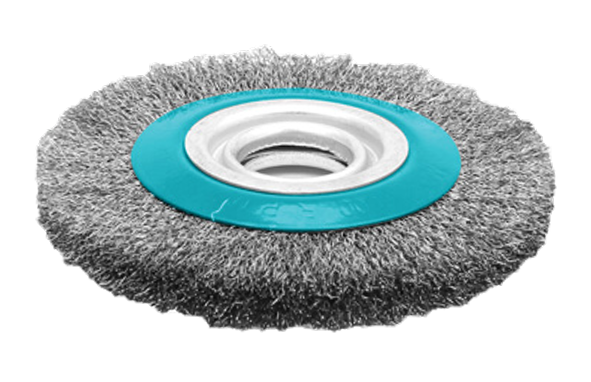 Daire Tel Fırça Gri 200mm