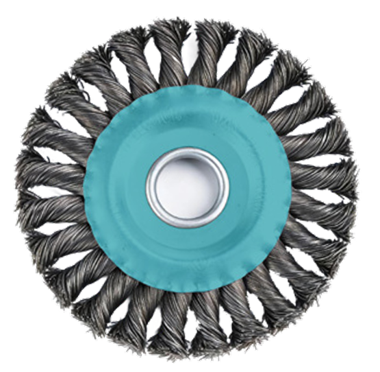 Daire Fırça Burma Telli Gri 175mm