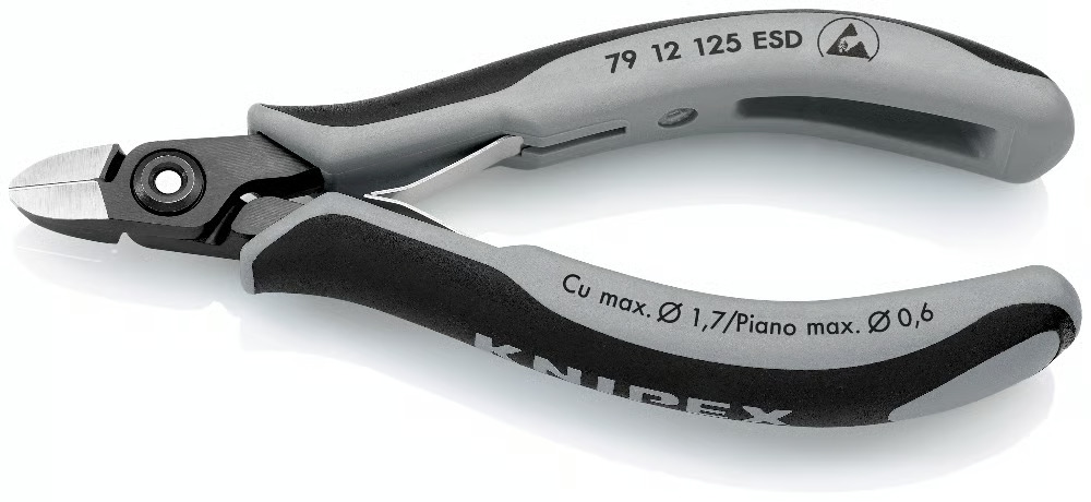 Knipex 79 12 125ESD Elektronıkcı Yan Keskı