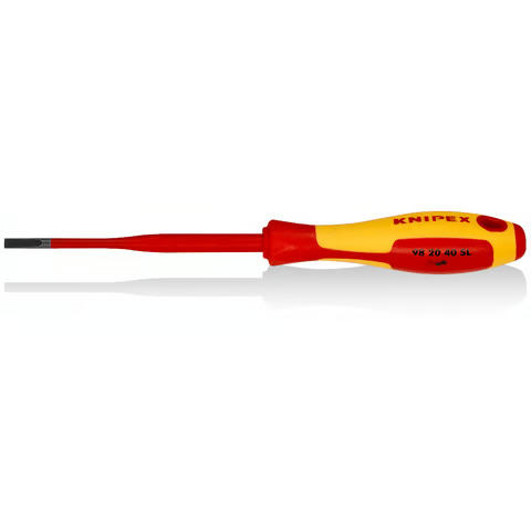 Knipex 98 20 40 SL Düz Uçlu Slım Tornavida