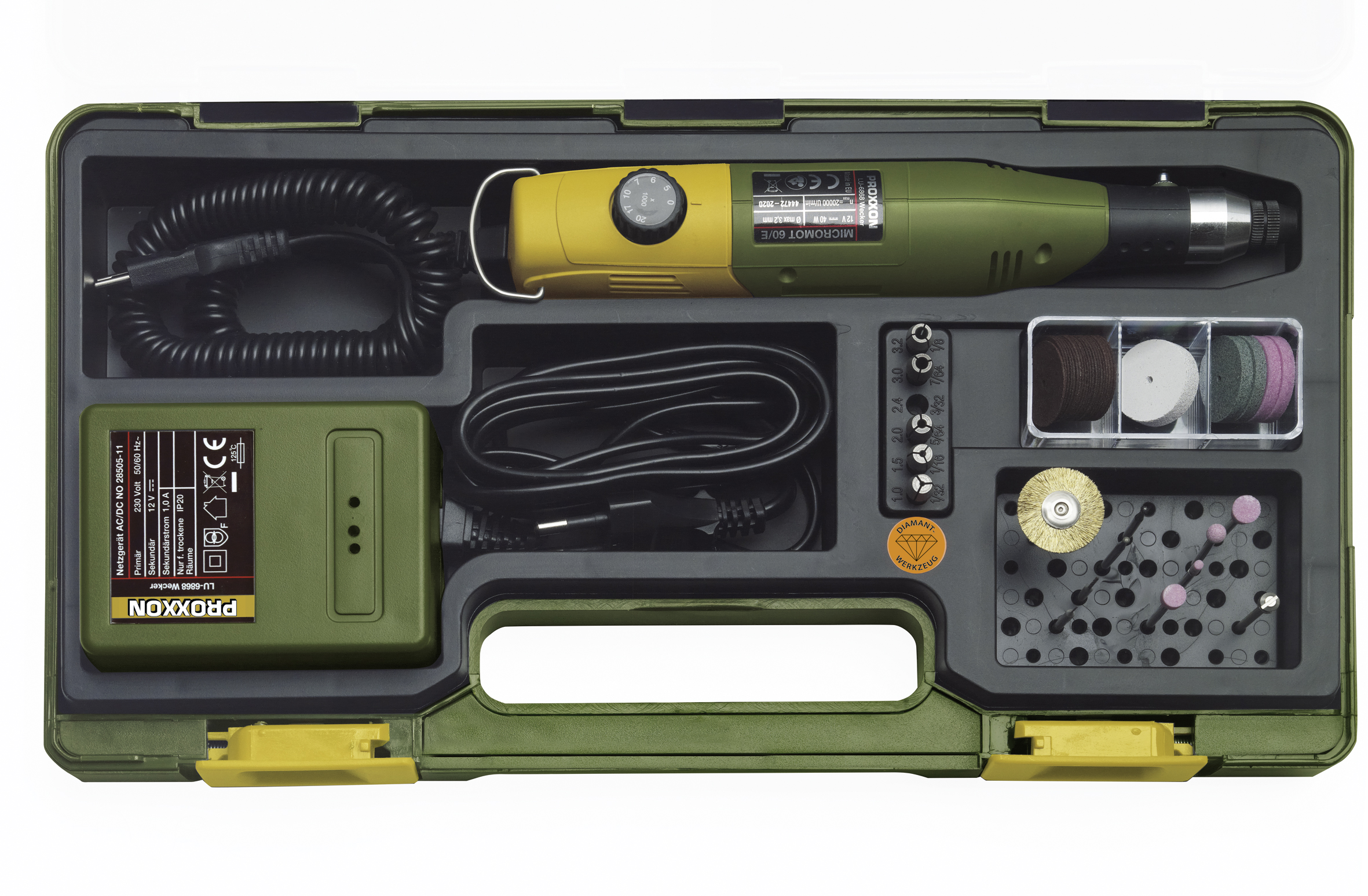 PROXXON 28515 MICROMOT 60/E FREZE MATKAP SET