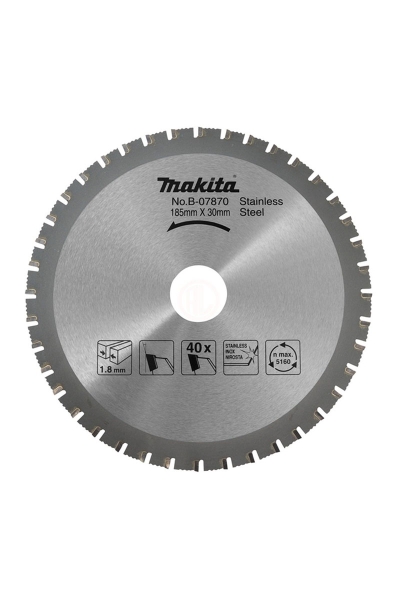 Metal Kesme Daire Testere 185x40 Diş