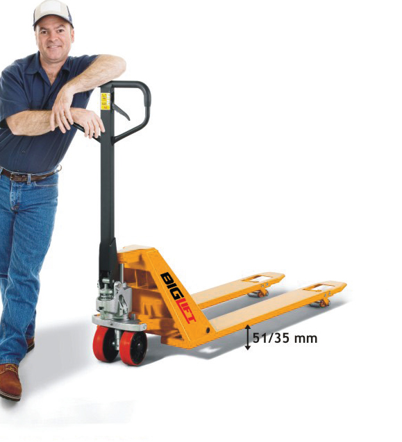 LOW CHASSIS HANDPALLET TRUCK