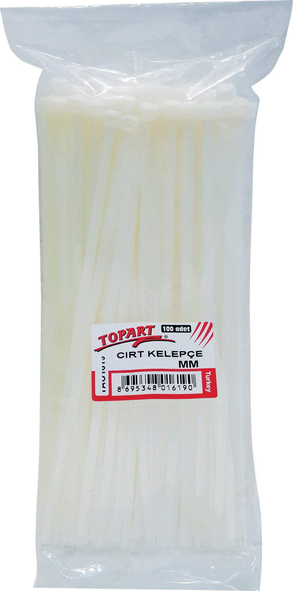 Cırtlı Kelepçe 2.5x150 mm (Paket: 100 adet)