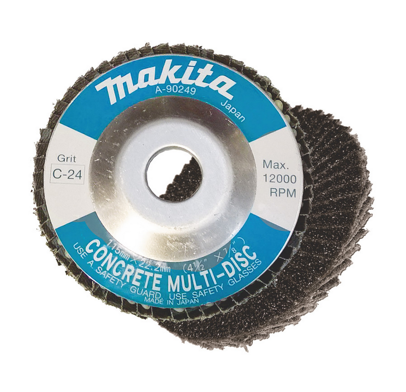 Makita A - 90249 Flap Disk Beton 115mm (Paket: 10 adet)