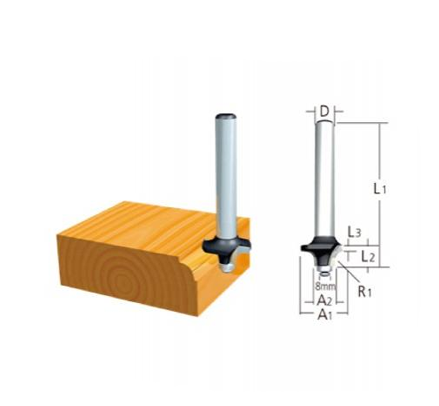 Freze Bıçağı 6x26 mm