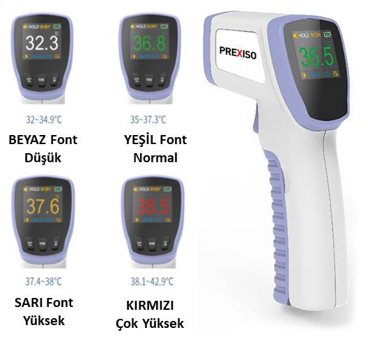 HASSAS, TEMASSIZ ATEŞ ÖLÇER 